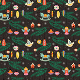 Incredi-Bauble Christmas Decorations on Black DV6409